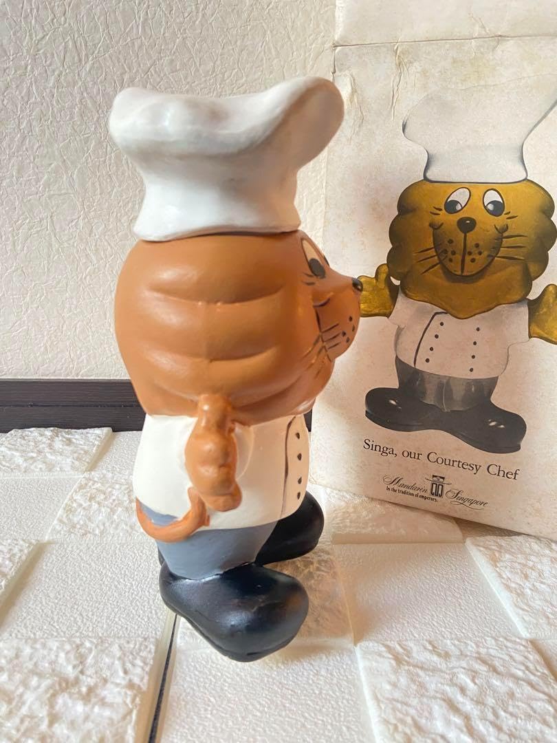 Amazon.co.jp: 品昭和レトロ 可愛いコックさんの置物 昭和