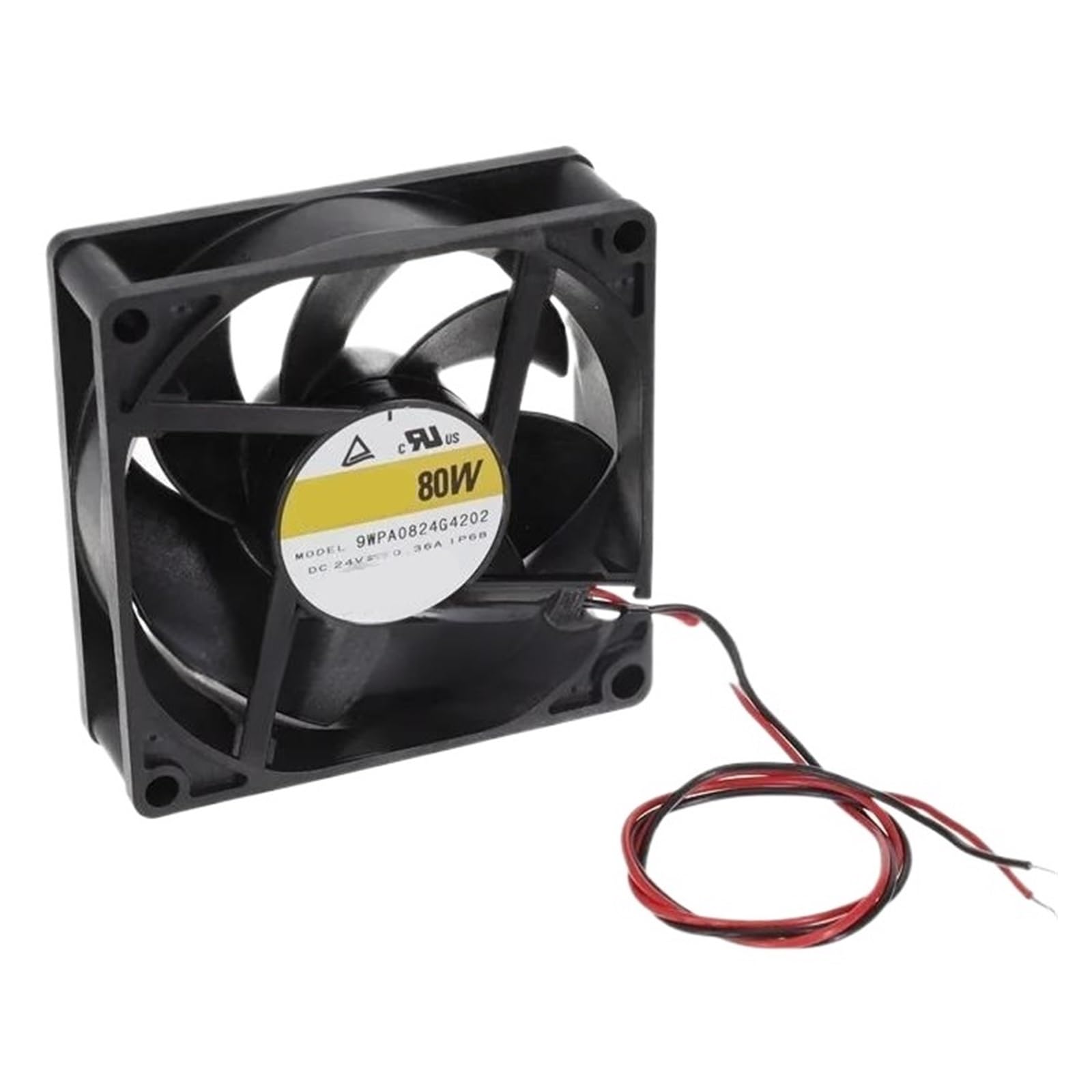 Lzikkgki One Color 9Wpa0824g4202 24Vdc Fan 80X80x25.20mm 2Wire