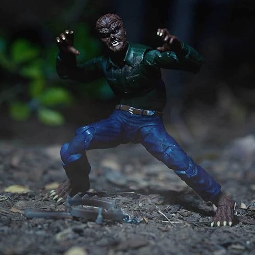 Miniatura 2 de Jada Toys Universal Monsters - Figura de acción de The Wolfman de 6 pulgadas, juguetes para niños y adultos