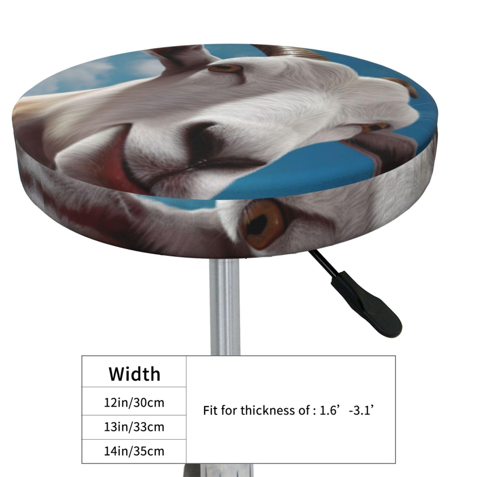 Barhocker Bezüge Mit Rosenmuster - Runde Sitzbezüge Mit Gummiband 35,6cm