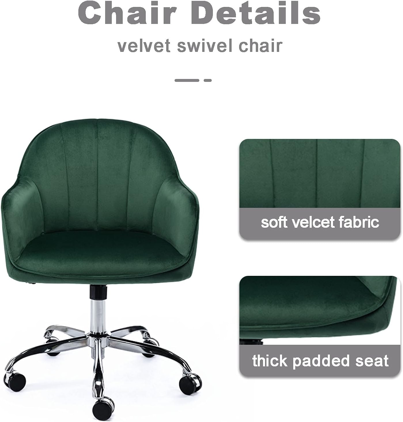Buy Fcquality Velvet Home Office Desk Chair Height Adjustable Swivel Chair With Silver Metal Base Buy Fcquality Velvet Home Office Desk Chair Height Adjustable Swivel Chair With Silver Metal Base