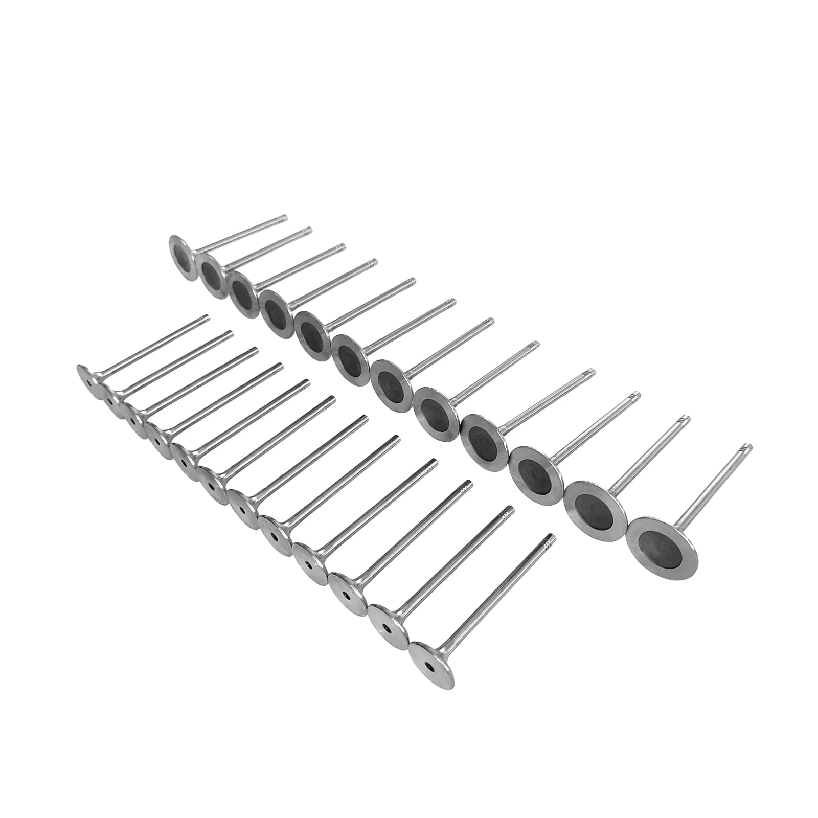 Valvole di scarico di aspirazione, kit di valvole di aspirazione e scarico del motore, 24 pezzi, adatto per Mercedes Benz C350 E350 R350 S350 3,5 L 2005-2015, sostituisce 2720500627,2720500827