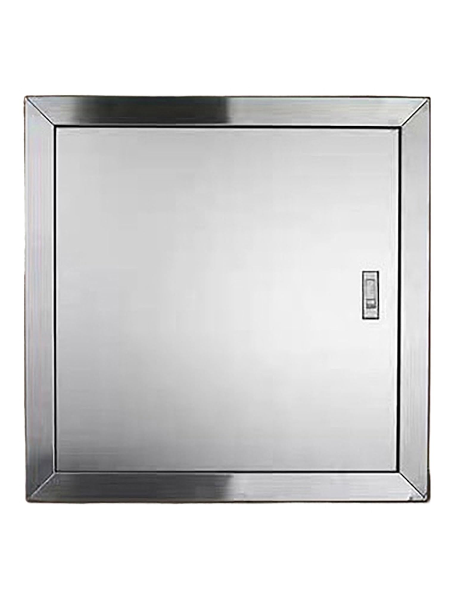 Heavy Duty Stainless Steel Access Panel for Plumbing & Electrical | Touch Latch Hidden Door Cover Plate (Custom Sizes) – Bathroom, Kitchen, Laundry, Outdoor Wall Mount(Fire lock,300x300mm/11.8x11.8in)