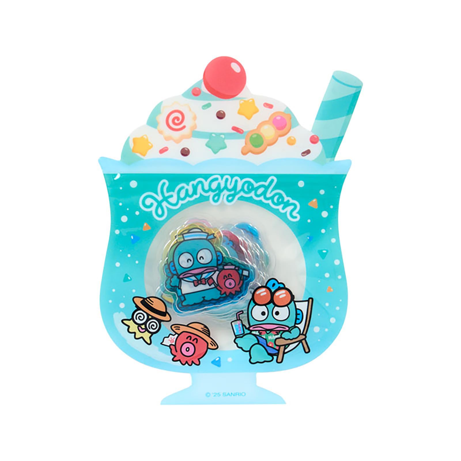 Sanrio 176346 Summer Seal, Hangyodon, PVC, CPP, Case Included, for Ages 3 and Up
