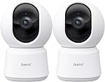Arenti 360° View 5MP Pet Camera, 5G&2.4G Wi-Fi Indoor Security Camera, Pan & Tilt, One-Touch Cruise, Motion Tracking, Human Detection, Sound Detection, Night Vision,Two-Way Audio, Works with Alexa
