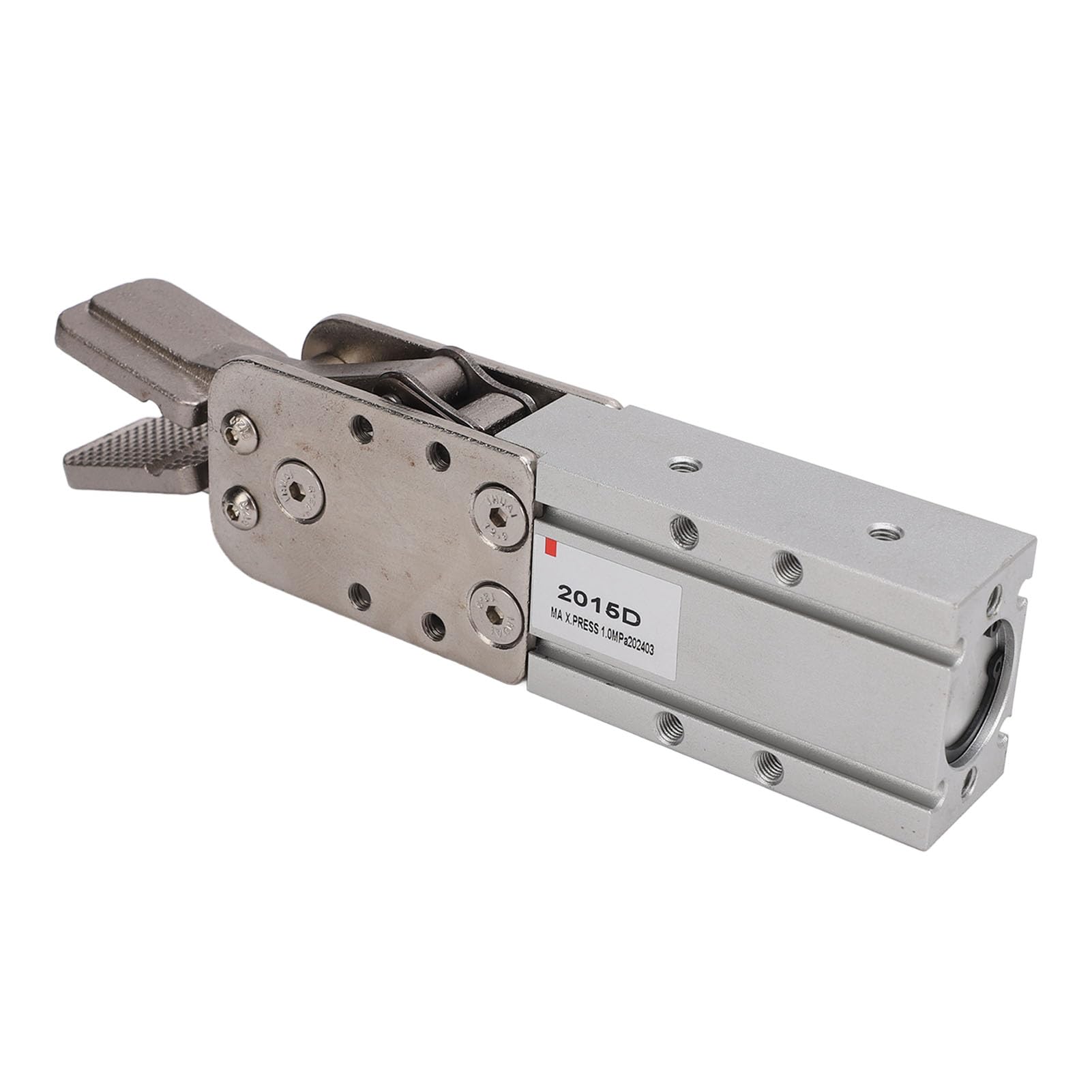 Naroote Pince Robotique à Cylindre Pneumatique, Mini Pince Pneumatique à Double Action, en Carbure cémenté avec Contrôle Précis, Idéale pour la Production Industrielle et les Ateliers