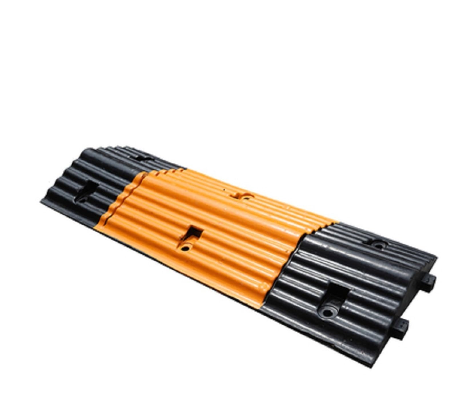 Ground Speed Bumps Rubber Speed Bump Ramp Deceleration Belt, Road Reducer, Cushion Shock Auto Limit Ridge Buffer Zone(Color 3)