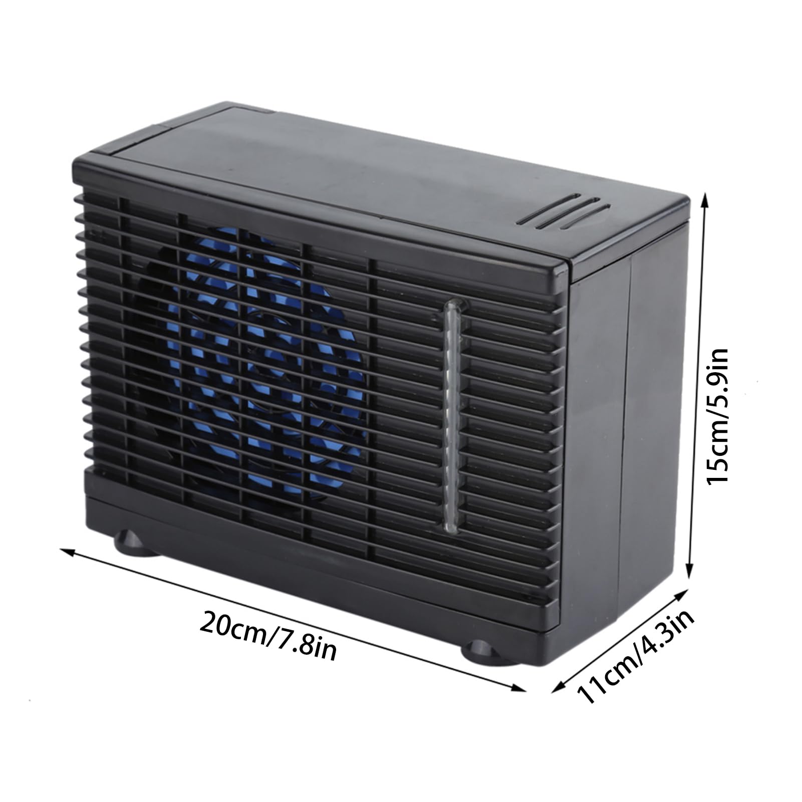 Portable 12V Cooling Fan Regulowane dwie prędkości mini klimatyzator do domu ciężarówki pojazdu