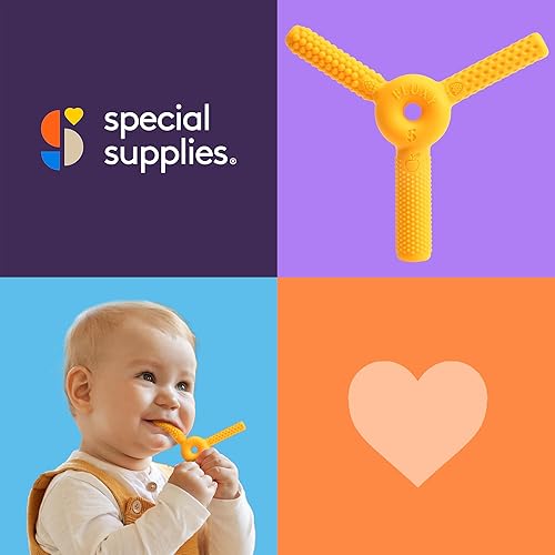 Miniatura 7 de FLUXY - Herramienta de motor oral para terapia sensorial con 3 texturas únicas, color naranja