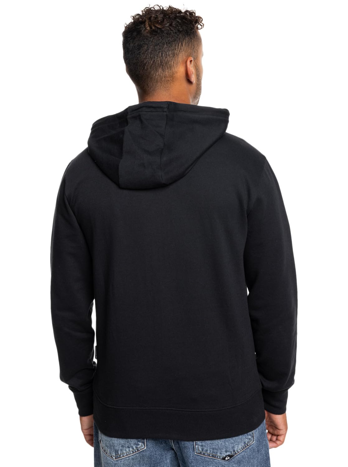 Quiksilver Basic Hood Zip Young Men Sudadera, Estándar para Hombre - S