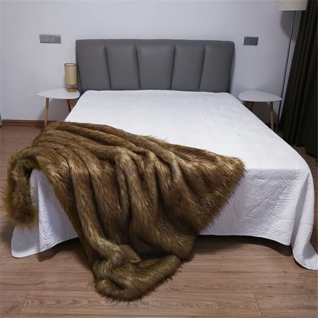 HBJWOV Plush Soft Warm Blanket Thickening Girl Winter Sofa Set Bed Sofa(200x150cm (4.5kg))