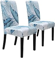 Vista 59 de SPRINGRICO Juego de 4 fundas para sillas de comedor, fundas elásticas para sillas de comedor, de elastano lavables, fundas para sillas Parsons