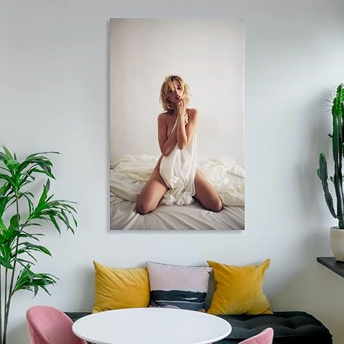 Miniatura 6 de Ana De Armas Póster de Actriz Sexy (36) Póster de Arte de Pared de Pergamino Lienzo Pintura Cuadro Sala de Estar Decoración del HogarSin Marco 24x36