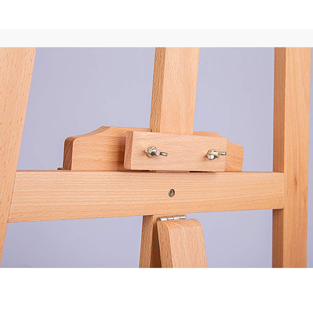 Soporte de exhibición de madera, caballete de pintura para estudiantes, caballete de altura ajustable, para obras de arte, diseño gráfico, lectura, escritura 58 * 116,3 cm