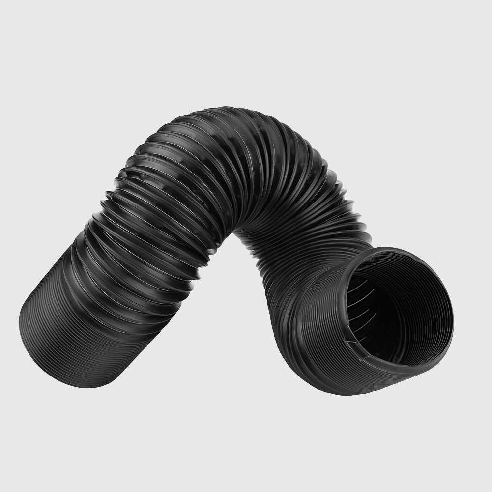 Tubo di Aspirazione Auto Universale Tubo di Espansione Flessibile con Presa d'aria Modificata 63mm 76mm (76mm)