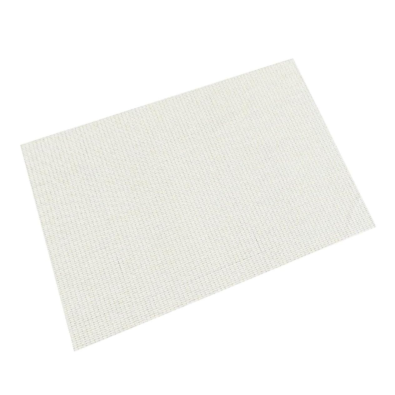 Tapis PVC antidérapant en latex Ciieeo de qualité supérieure blanc crème