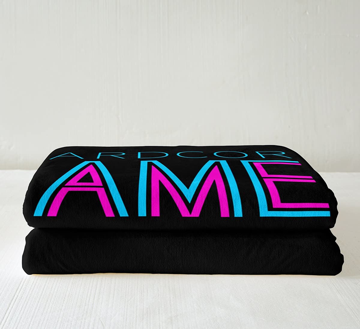 Tbrand Gamer Fleecedecke 130x150 Cm - Gamepad-Muster, Polyester Mikrofaser, Kuschelig Warm