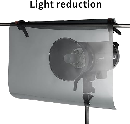 Miniatura 4 de Selens Kit de láminas de densidad neutra de 16 x 20 pulgadas para fotografía de estudio fotográfico, linterna de video LED (kit de 2 piezas)