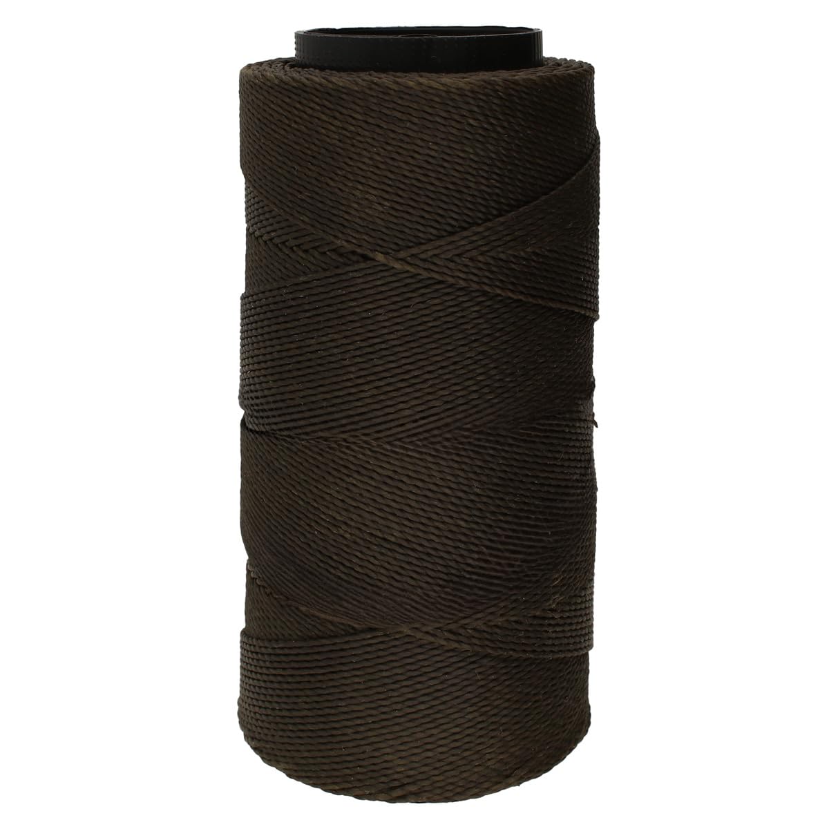 The Beadsmith Knot It Waxed Polyester Cord, Walnut Color, 0.7mm Diameter, Light Wax, 144 Meters (472 Feet) Per Spool