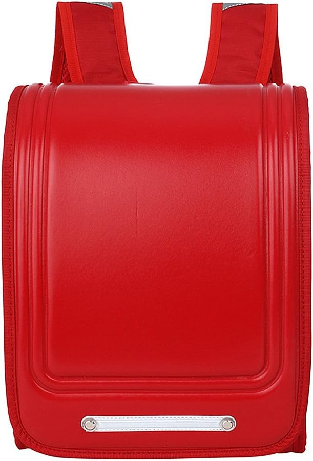 Randoseru Satchel Backpack A4 Clear File Fits Japanese School Bag with Rain Cover Green