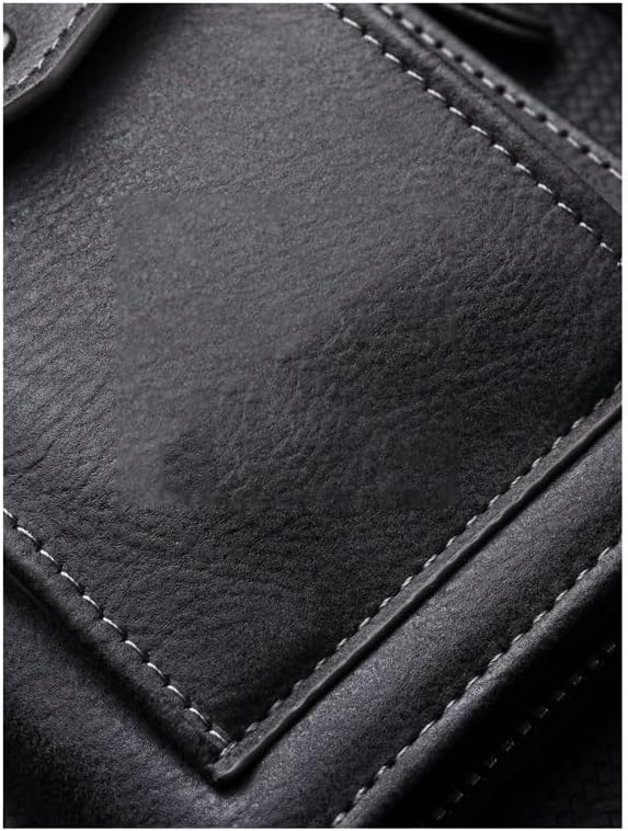 VIDI PU Leather Vertical Wallet Simple Coin Purse Men's Short