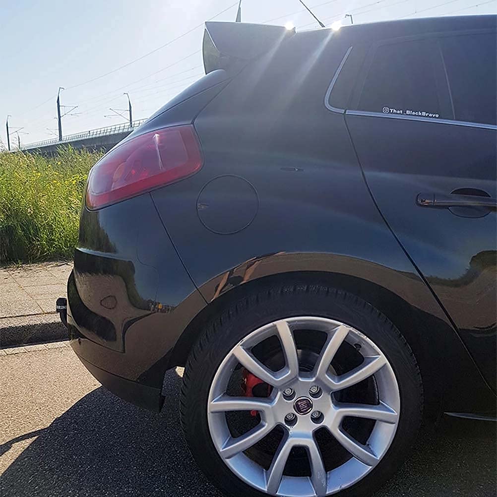 NVADE ABS Auto Spoiler Posteriori per Fiat Bravo 2008-2012, Posteriore Tetto Bagagliaio Spoiler Alettone Labbro, Decorazione Accessori
