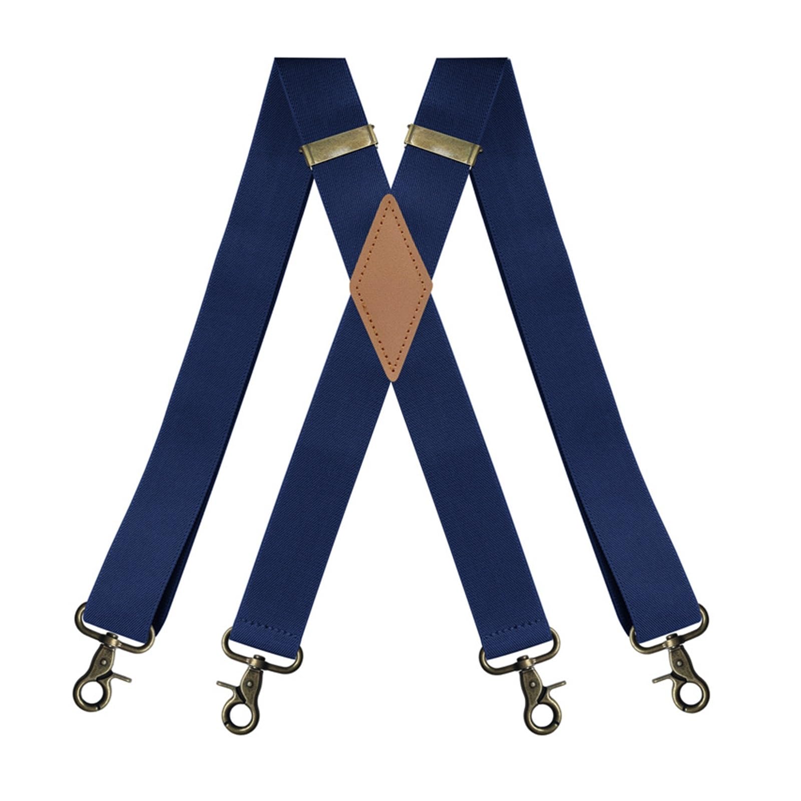Tirantes for Hombre Tirantes con Gancho Suspensorio Ajustable elástico Pantalones Casuales Regalo for papá(1-Pack)