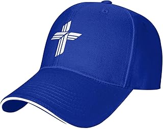 Lutheran Church Missouri Synod Cross Men's/Women's Casual Baseball Cap - Adjustable Curved Brim Hat for Outdoor,Black