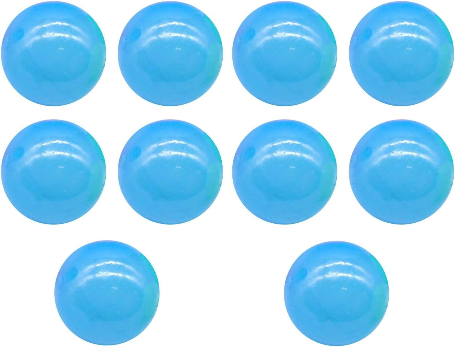10PCS Glorbs Balls,Glow Sticky Balls Glows in the Dark Ceiling Balls,Sticky Ceiling/Wall Reusable Stress Relief Sensory Fidget Toys for Kids Adults,Glowing Stress Balls for Home Office (Blue, 6cm)