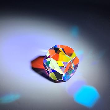 Multifaceted Dichroic Prism (X Cube) RGB Splitter Physics Optical Science Romantic Gift