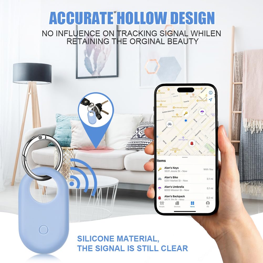 2 Custodie In TPU Trasparente Per SmartTag 2 – Protezione 360° Con Portachiavi, Impermeabile IPX8 - 2