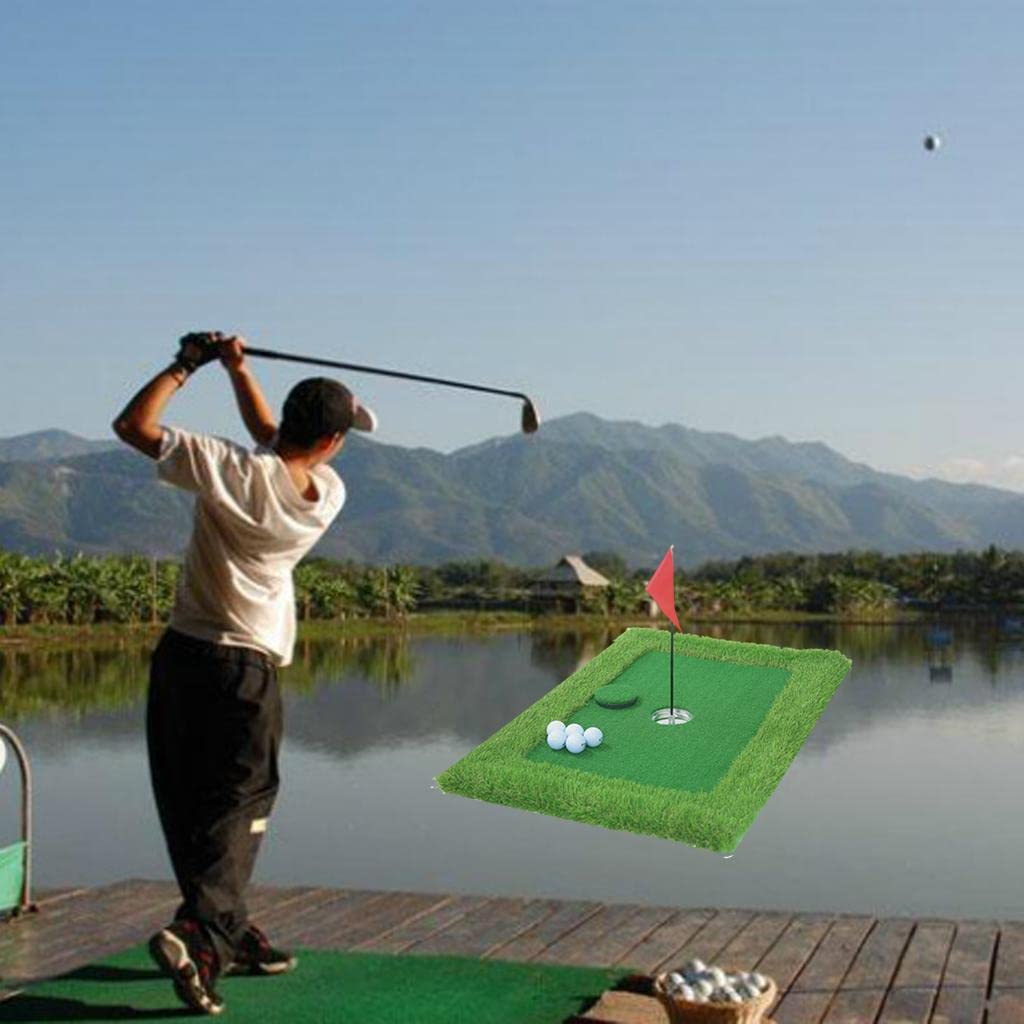 Tappetino Galleggiante per Il Putting da Golf in Giardino, Ideale per Allenarsi su Campi da Gioco Come Laghi, Piscine, Stagni E Sport Acquatici all