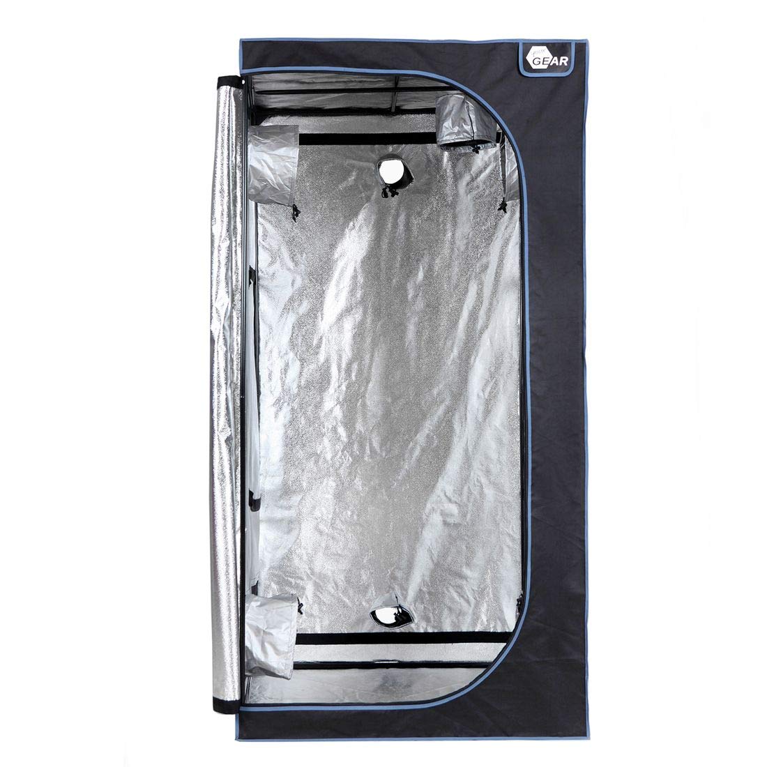Petite Tente De Culture Intérieure VIVOSUN 51x35x53cm - Revêtement Mylar Réfléchissant, Fond Scellé, Pour Hydroponie Et Aerogarden
