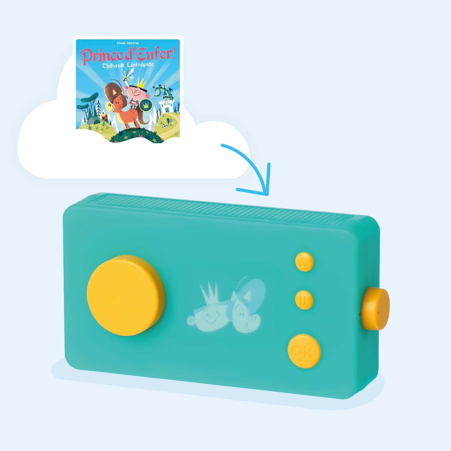 Lunii – Pack 3 Livres Audio interactifs pour Enfant dès 3 Ans - Prince d'enfer, Bienvenue chez Les Monstres, La Magie des Obake – Pack 36 Histoires, 4h10 d'écoute