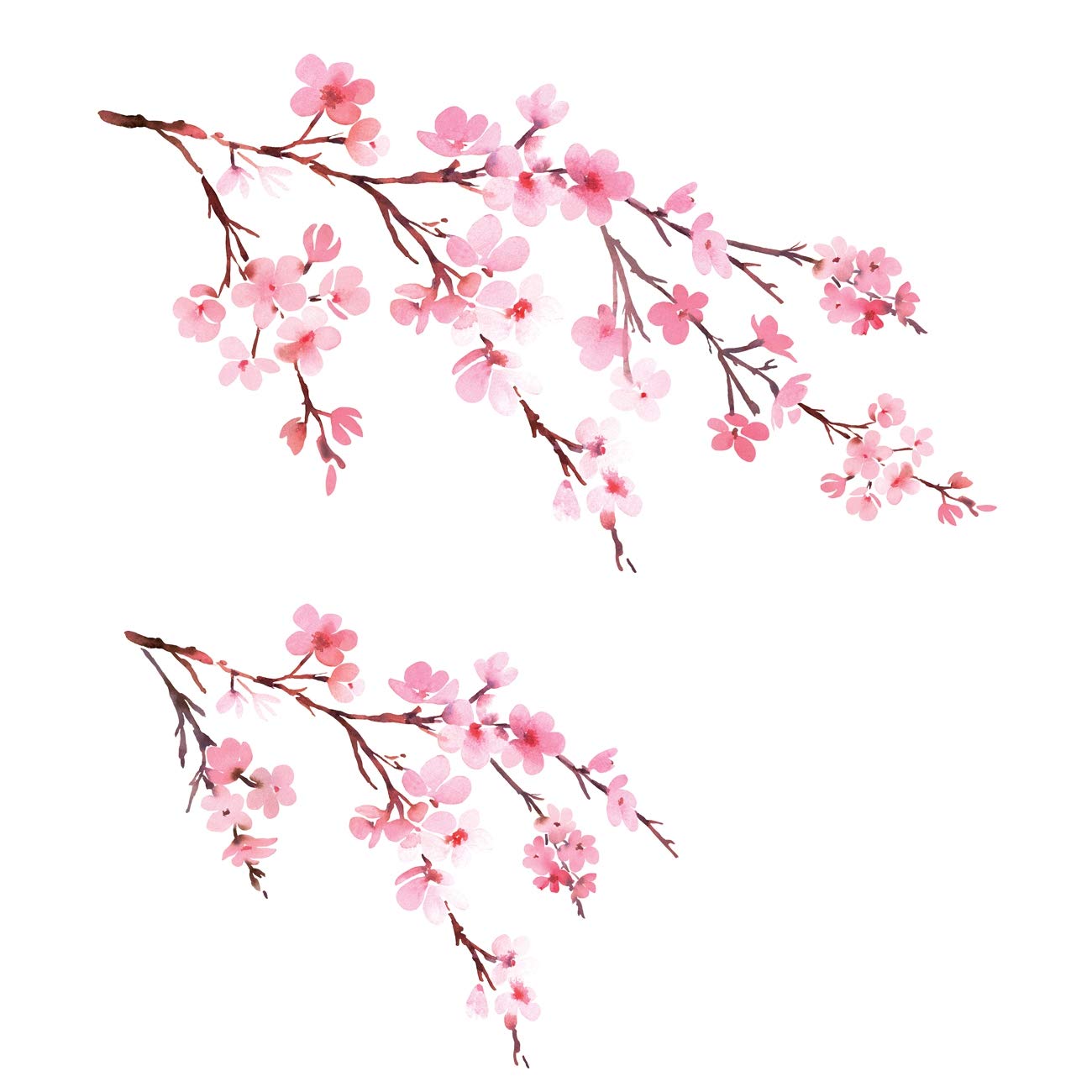 Stickers muraux fleurs de cerisier pour créer un salon zen et apaisant