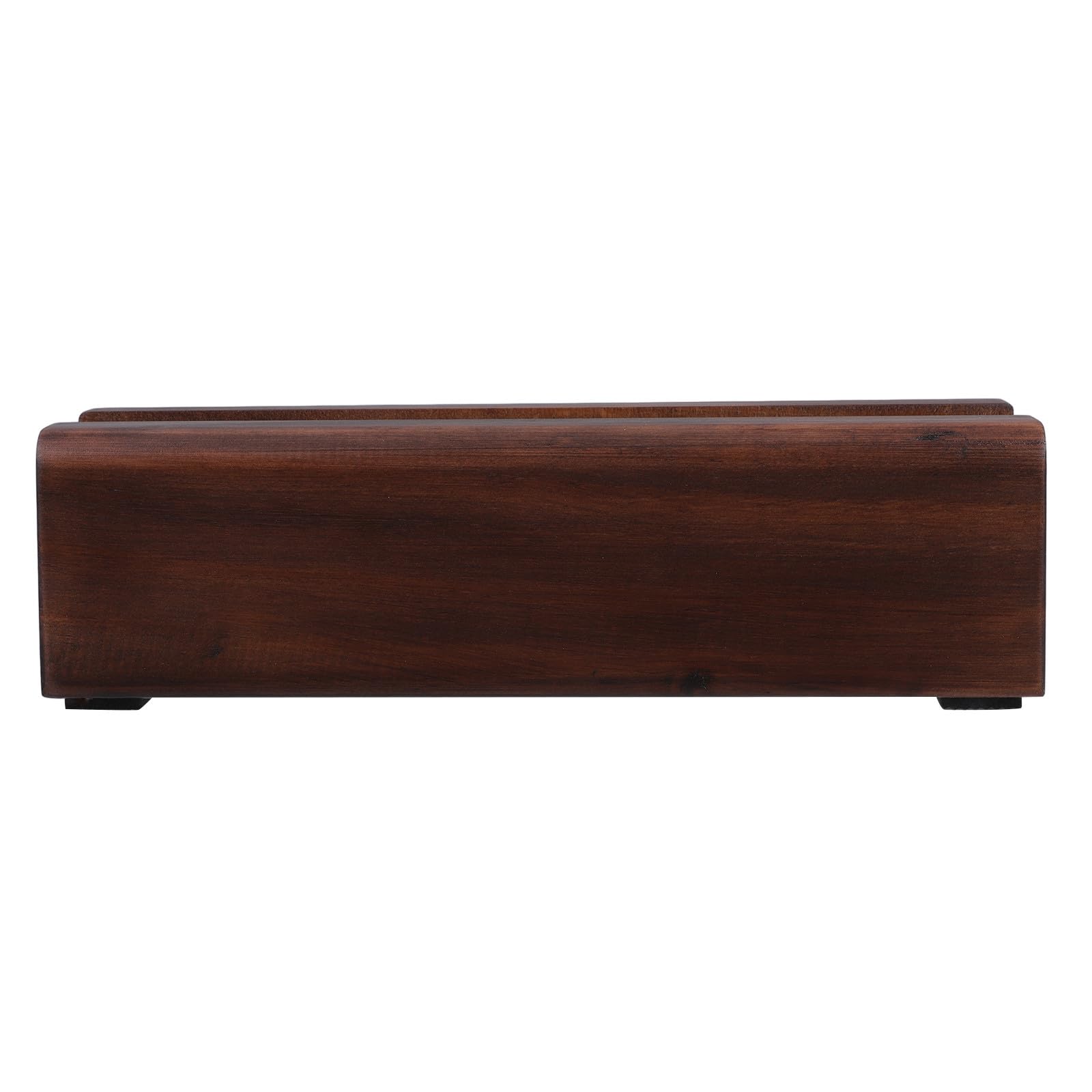 Soporte de madera para espejo de cuerpo completo de diseño curvo elegante