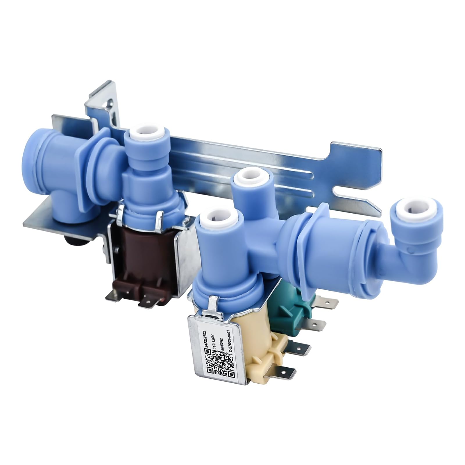 Minglea Black Triple Water Inlet Valves Replacement 242252702 Suitable For Home Commercial Refrigerator Ensures Reliable Performances