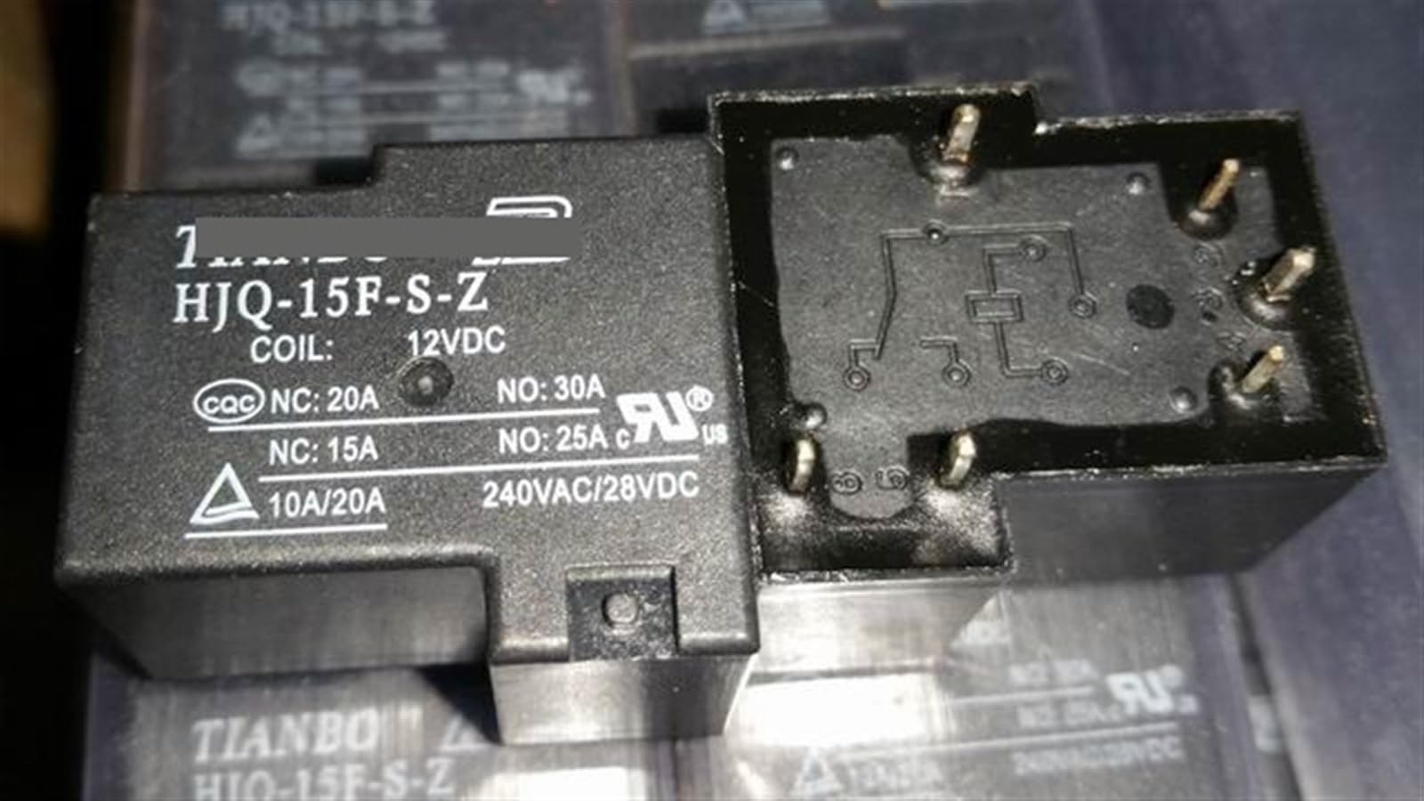 LAHTI HJQ-15F-S-Z 12VDC HJQ-15F-S-Z 24VDC HJQ-15F-S-Z 05VDC (T90-1C-6P-30A) Relay 6pins 1Pcs (Size : HJQ-15F-S-Z 12VDC)