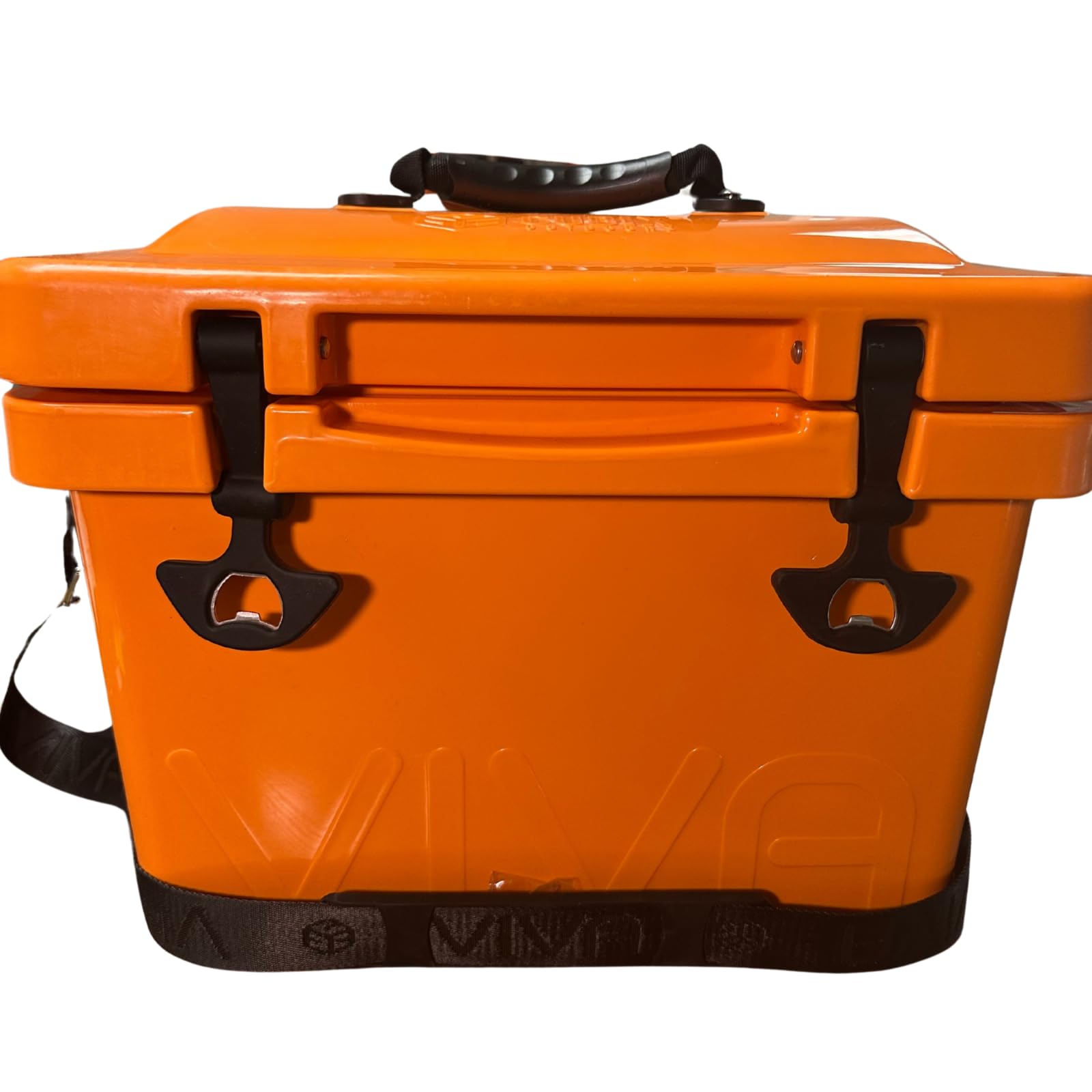 Cubix Outdoors Viva 14QT On-The-Go Personal Portable Hard Cooler Ice Chest | Everyday, Beach, Sports, Gatherings, Groceries/Market (Zesty Orange)