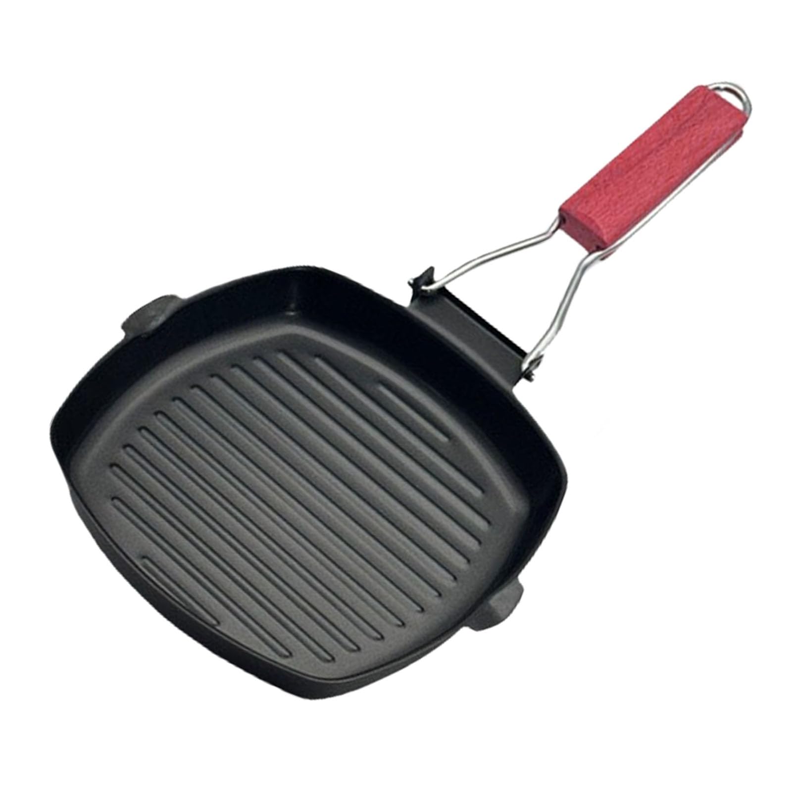 MICFENY Nonstick Grilling Pan Large Skillets Indoor Cooking Pans Steak Pans Cooking Skillets Suitable for Steak and Bacons