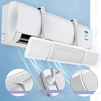 Valkyrie Adjustable Air Conditioner Deflector Wind Cutter Air Router Visor