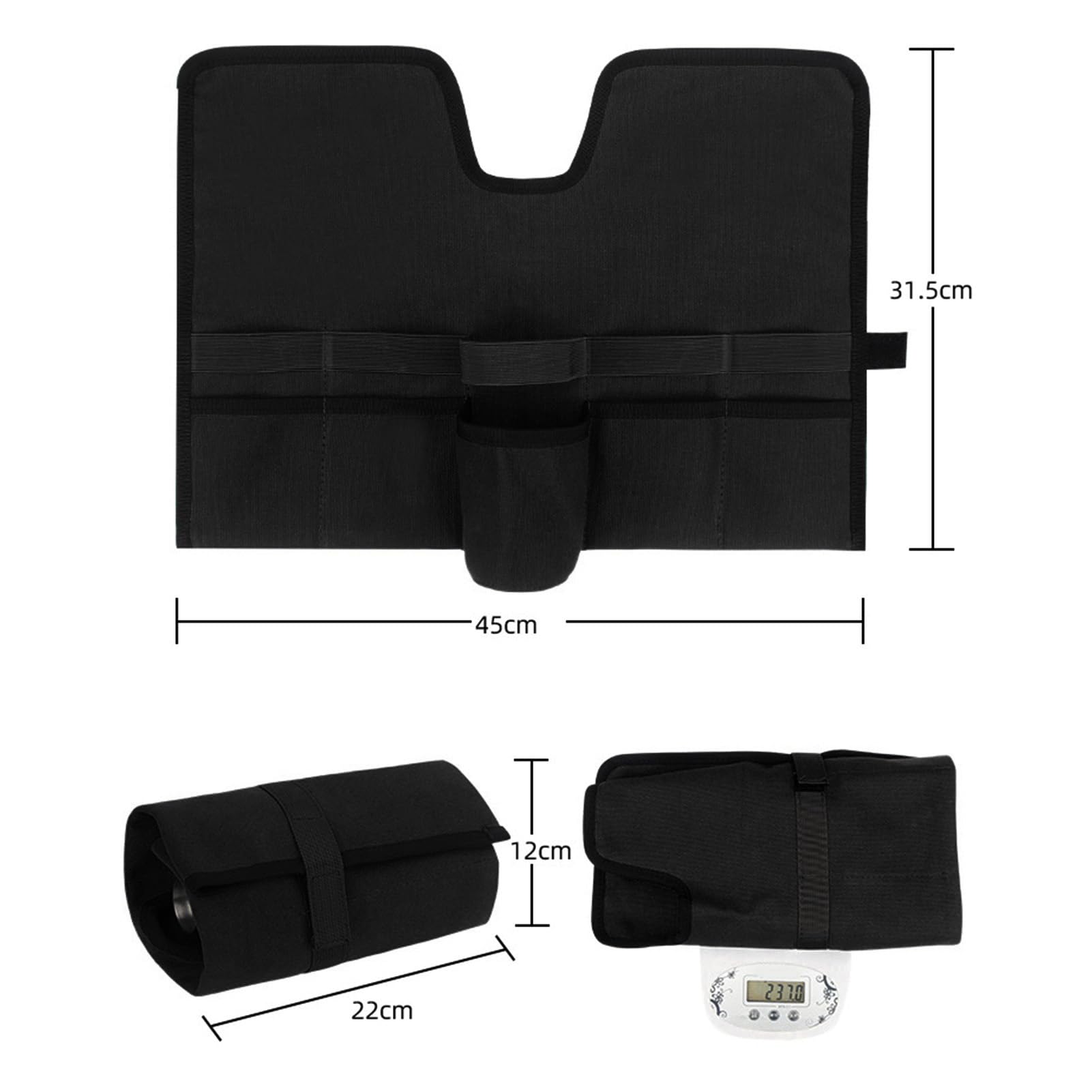 Borsa da trasporto per shaker per cocktail Kit da barista Borsa da viaggio da trasporto per cocktail (Marrone)