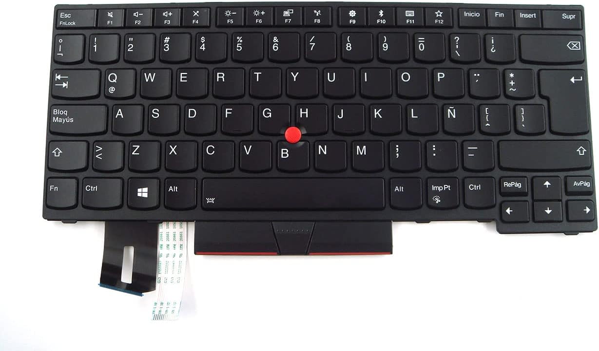 Parts for Lenovo ThinkPad L380 Yoga L390 Yoga Keyboard Latin Spanish Backlit LAS 01YP523