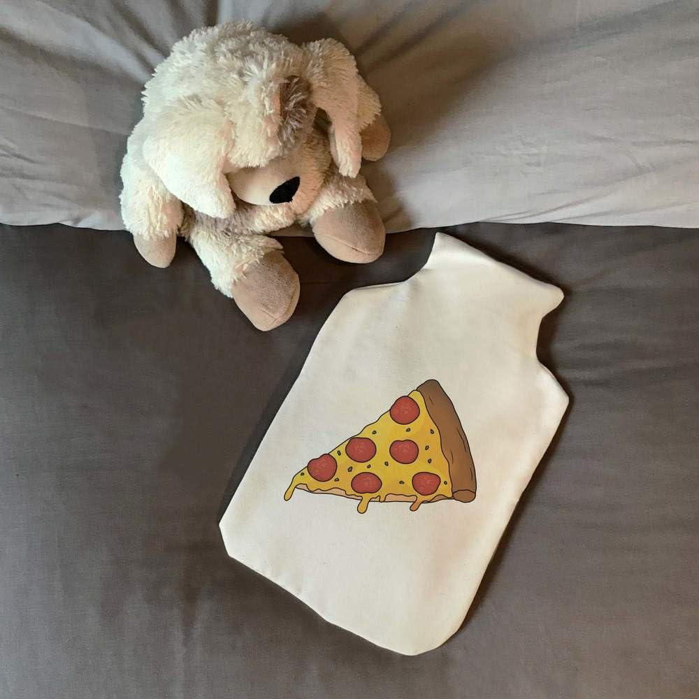 'Pepperoni Pizza Slice' Hot Water Bottle Cover (HW00039927)