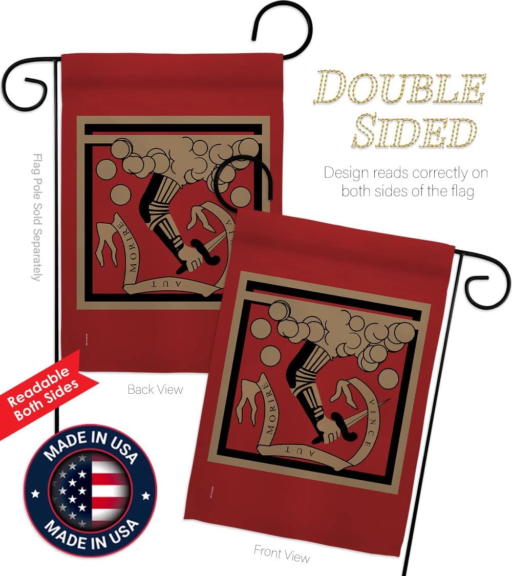 Bedford Flag Garden - Set Mailbox Hanger Americana US Historic July Memorial Veteran Independence United State American - House Decoration Banner Small Yard Gift Double-Sided Made in USA 13 X 18.5