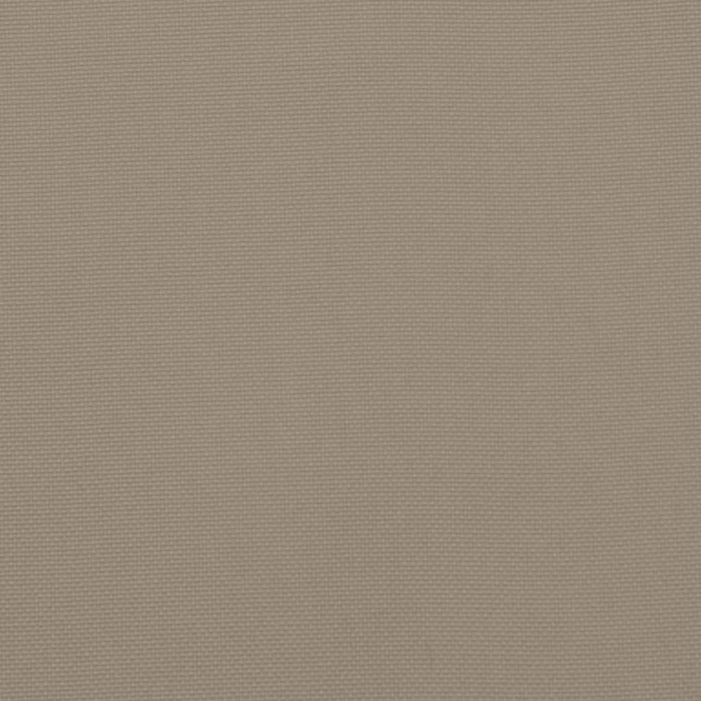 Gartenstuhl-Kissen 2 Stk. Taupe 40x40x3 cm Stoff