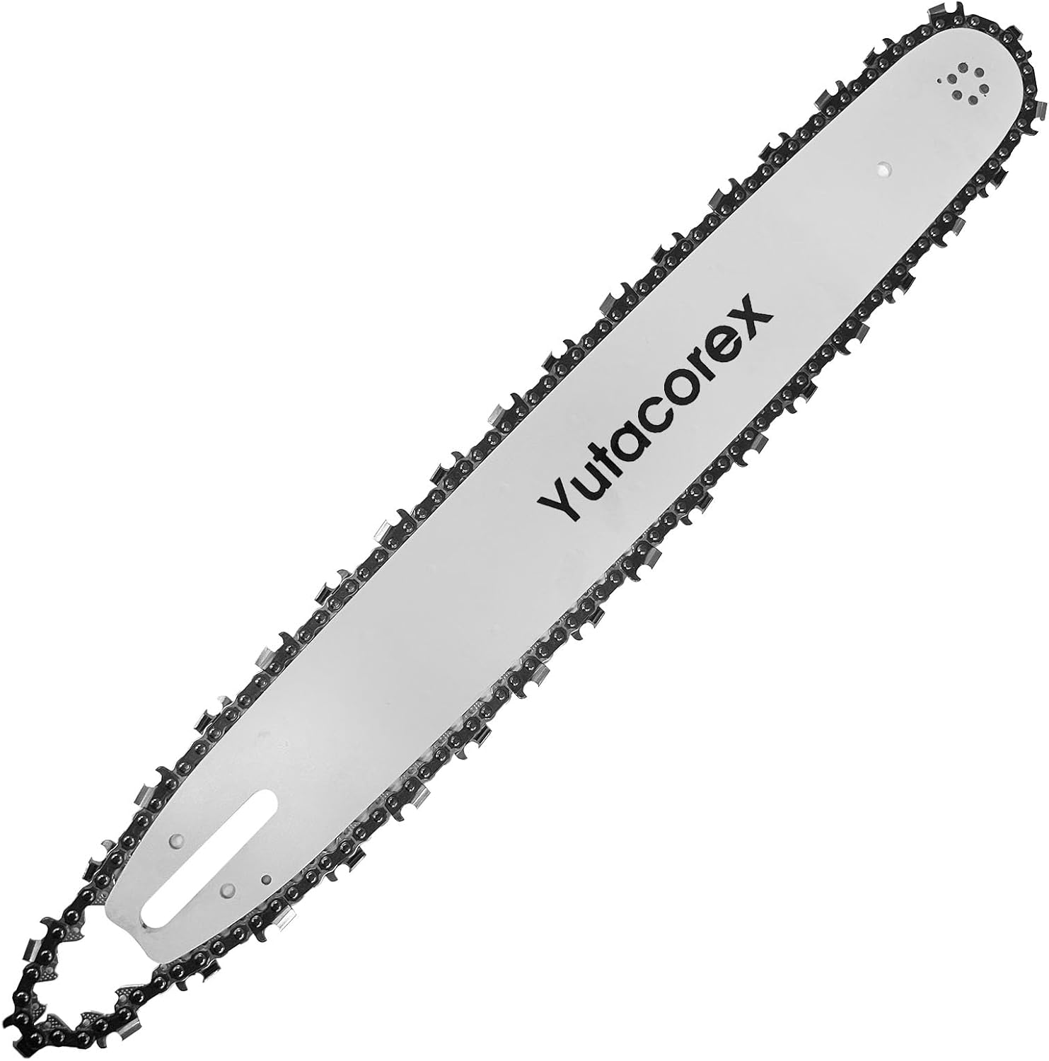 20inch Chainsaw Guide Bar and Chain Combo,Replacement Accessories Fits ECHO ‎CS-590, CS-620PW,Fits POULAN PR5020,P5020AV,Fits RYOBI,Fits CRAFTSMAN,Fits DAYTON and more,3/8,050,70DL,D176