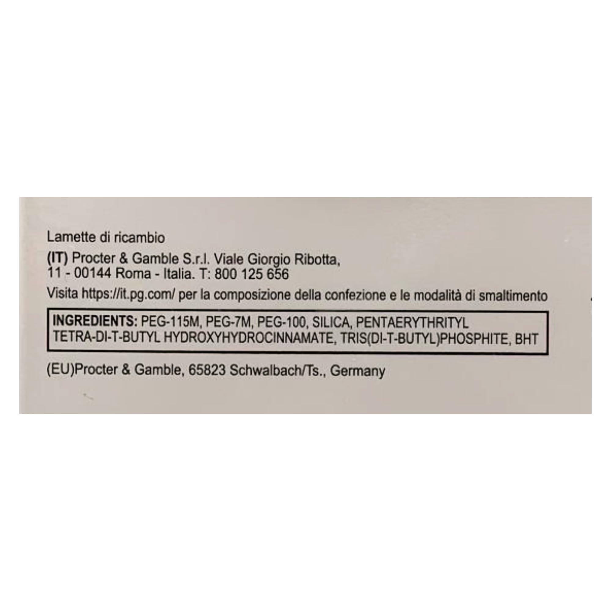 2x Confezione Grande Risparmio da 6 Lamette di Ricambio PROGLIDE, per Rasoio, Fino a 6 Mesi di Rasatura