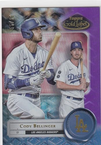 Baseball Trading Card MLB 2022 Topps Gold Label Class 1 Purple #93 Cody Bellinger NM Near Mint 5599 Dodgers