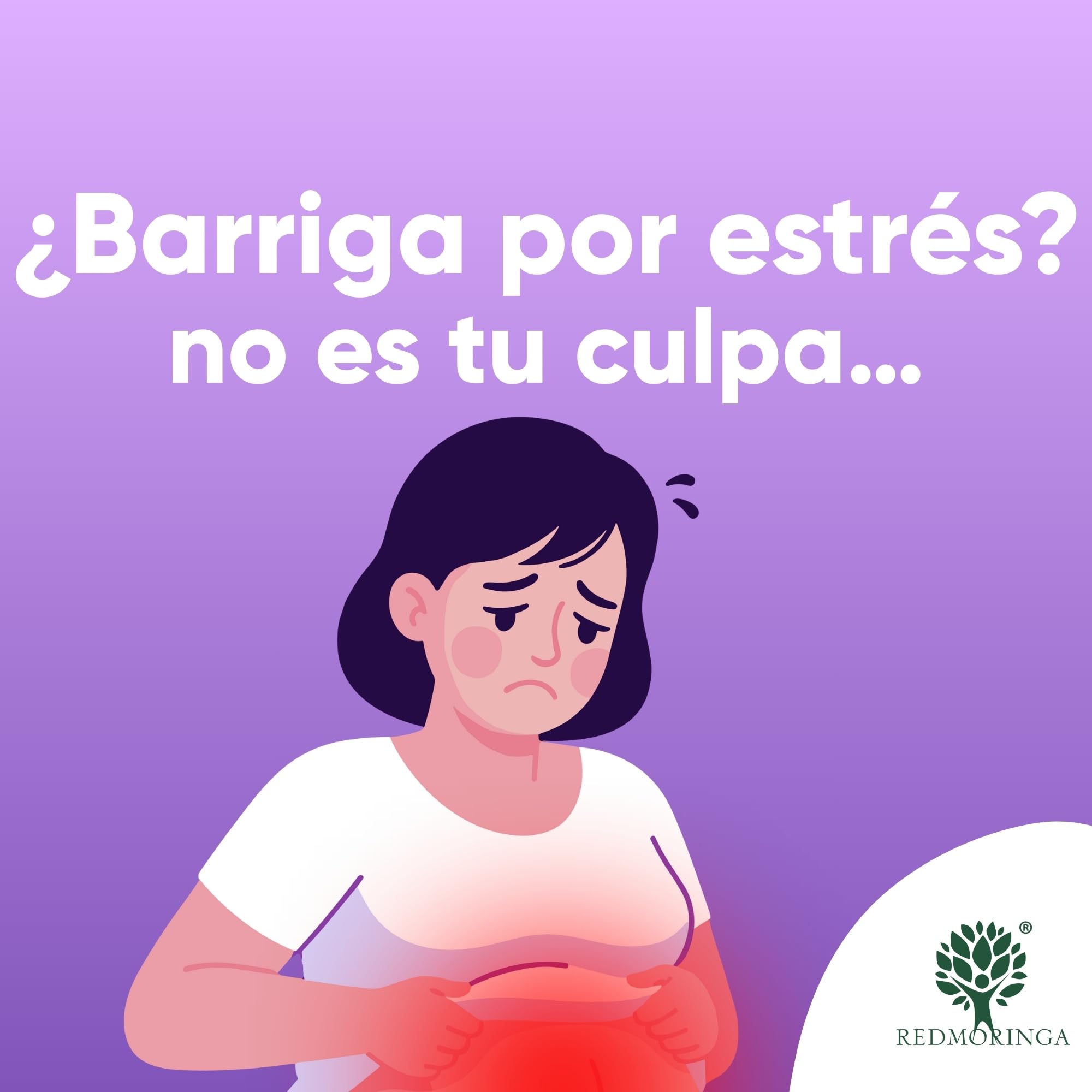 LOW CORTISOL – Fosfatidilserina 450 mg + Moringa Oleifera BIO | Para bajar el cortisol | Suplemento para memoria y concentración | 150 Cápsulas Vegetales Made in Italy | RedMoringa